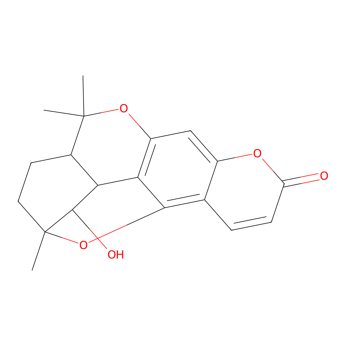 Bruceol molecular structure, CAS 33044-74-5
