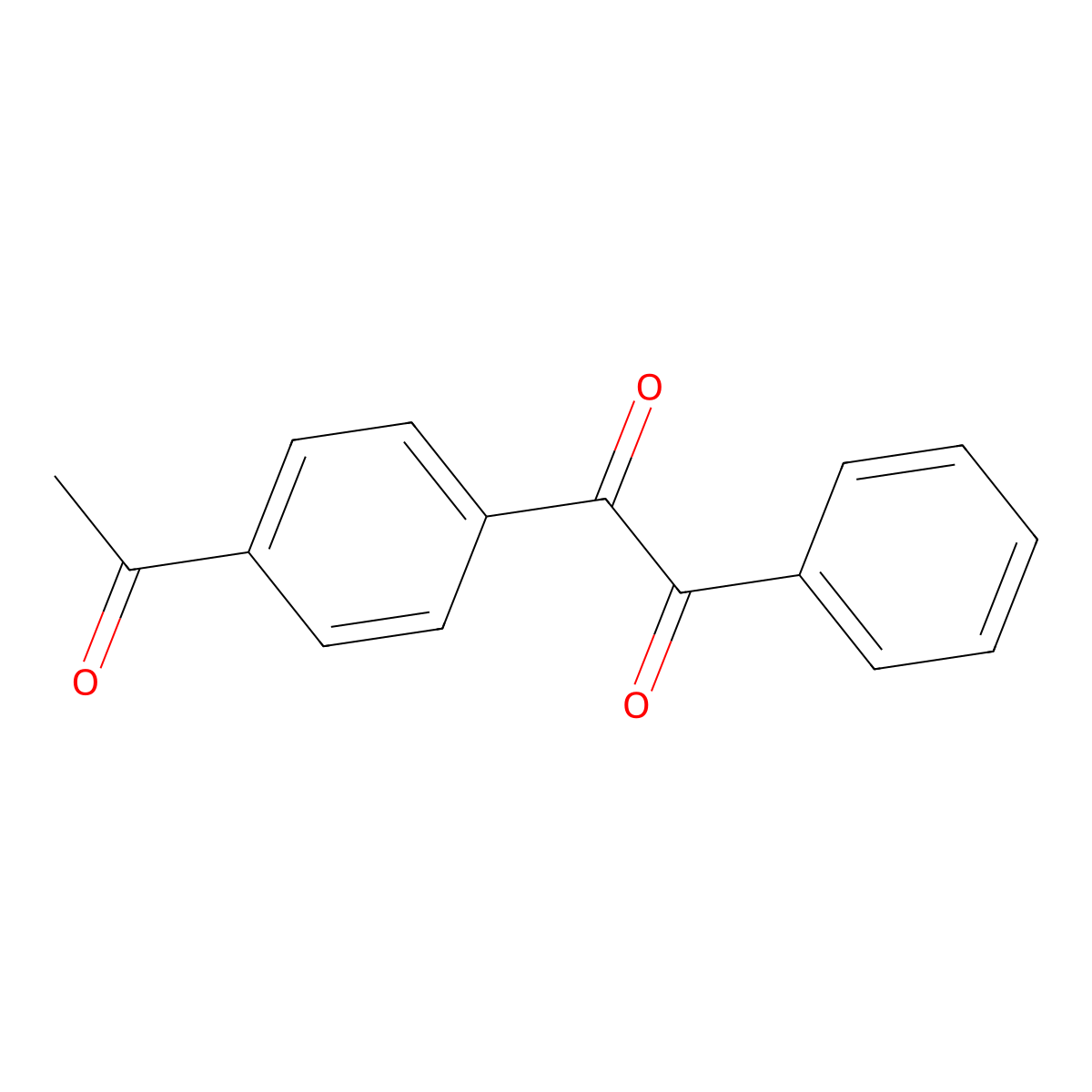 1-(4-Acetylphenyl)-2-phenylethane-1,2-dione molecular structure, CAS 330442-12-1