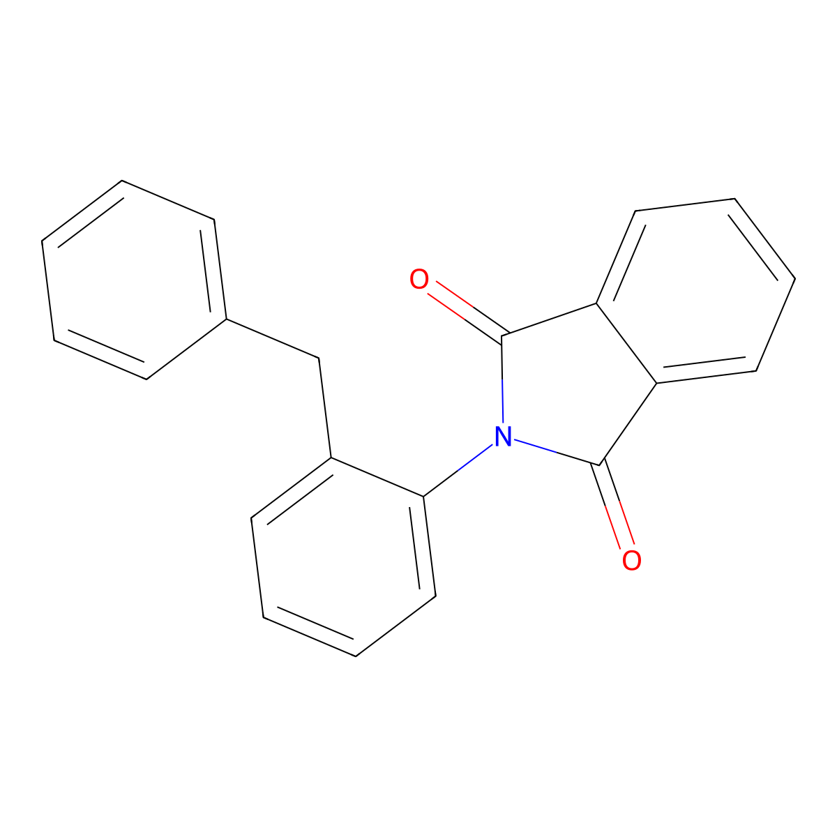 2-(2-Benzylphenyl)-1H-isoindole-1,3(2H)-dione molecular structure, CAS 330450-63-0