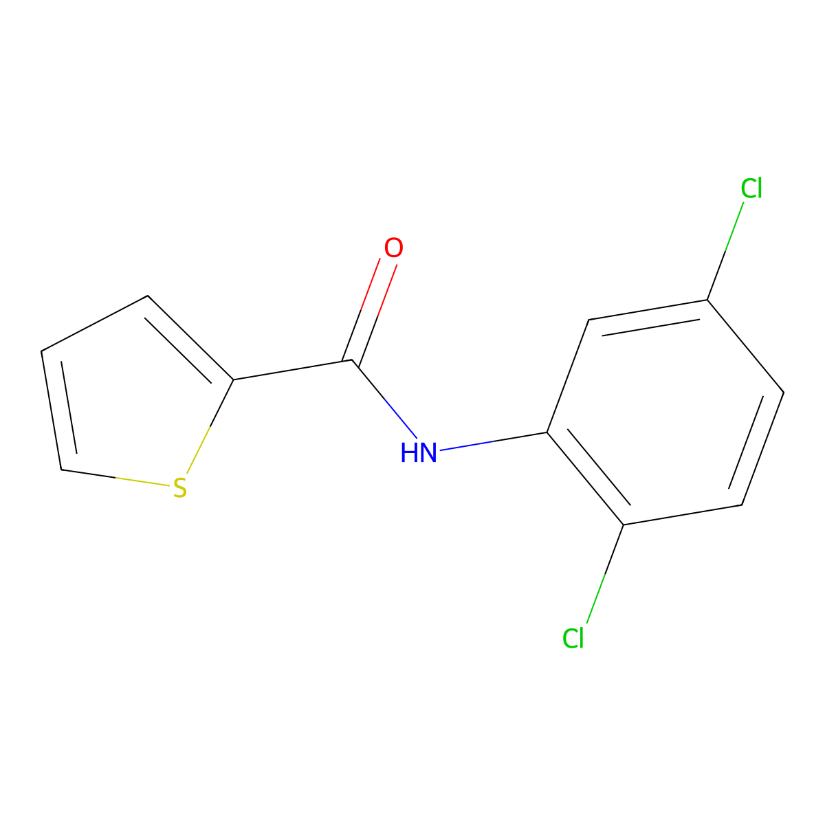 N-(2,5-dichlorophenyl)thiophene-2-carboxamide molecular structure, CAS 330459-25-1