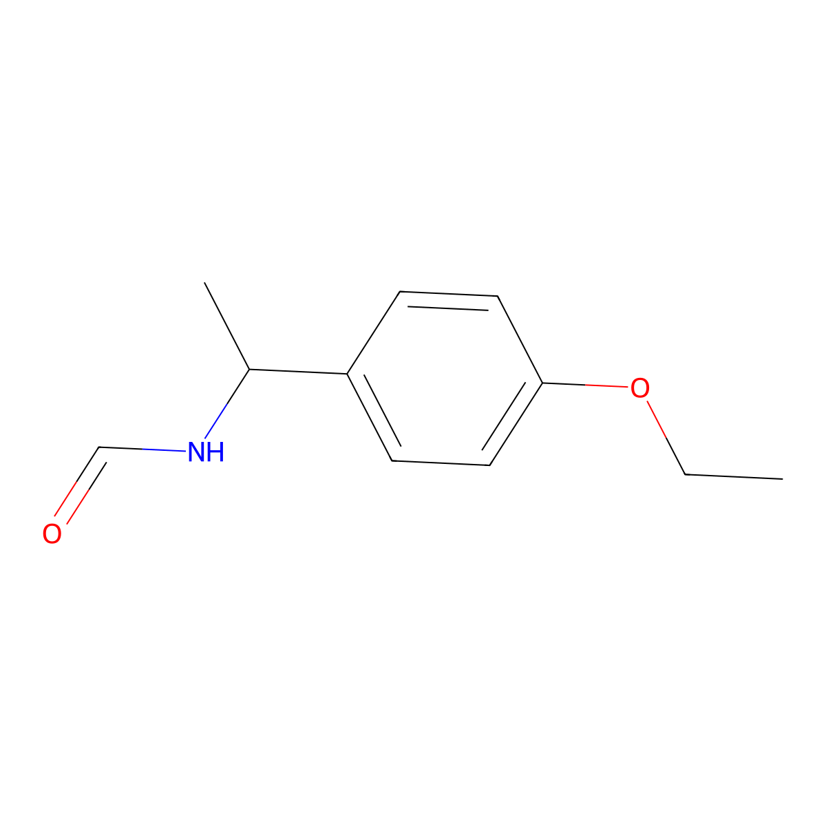 N-[1-(4-ethoxyphenyl)ethyl]formamide molecular structure, CAS 330462-75-4