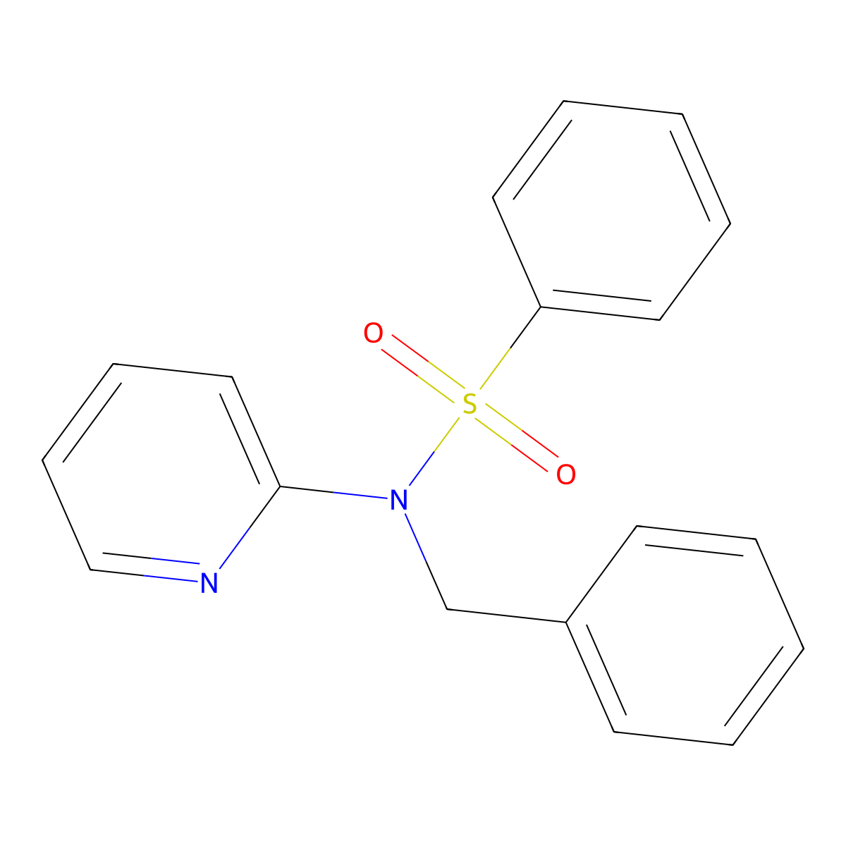 Benzyl(phenylsulfonyl)-2-pyridylamine molecular structure, CAS 330466-84-7