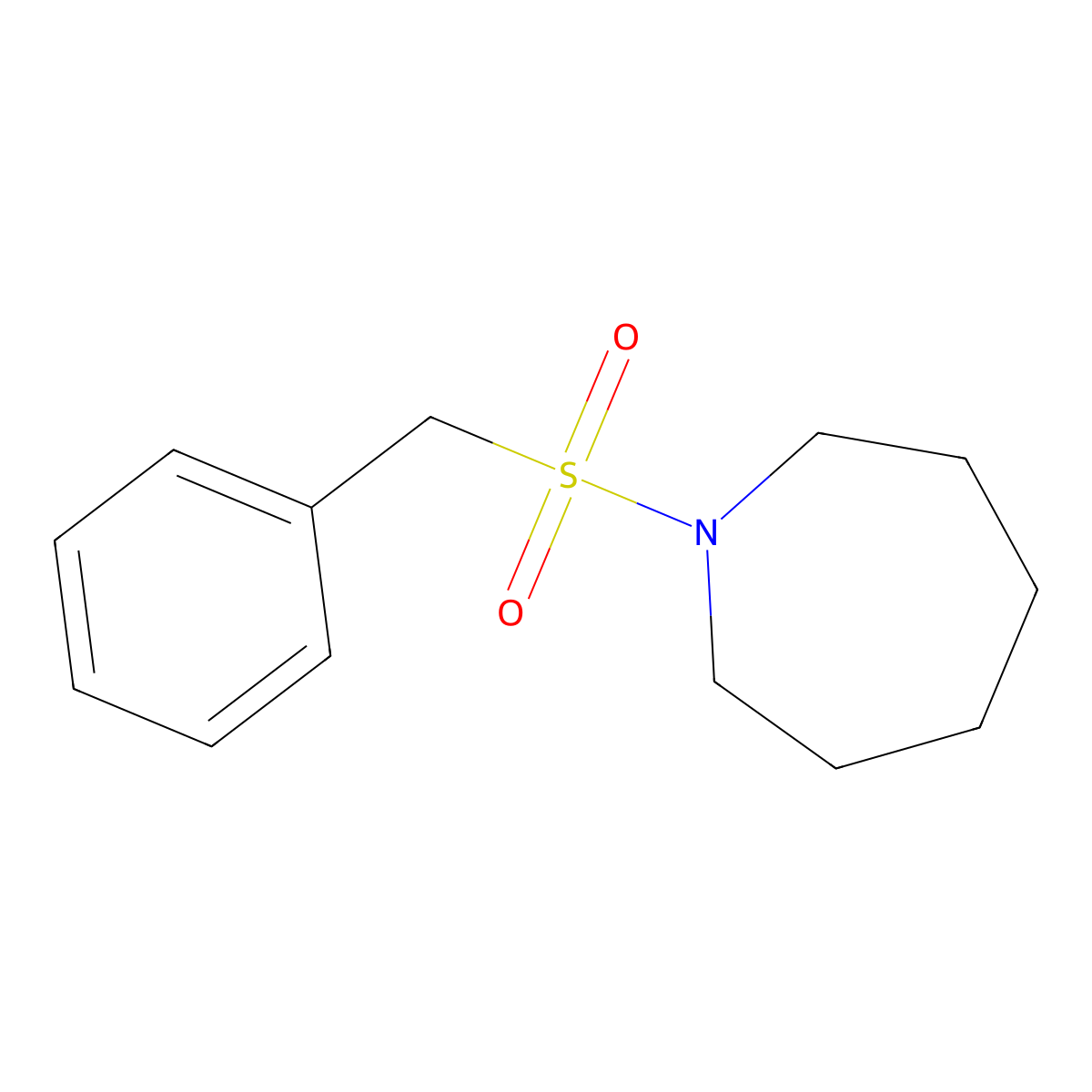 1-(Benzylsulfonyl)azepane molecular structure, CAS 330469-64-2
