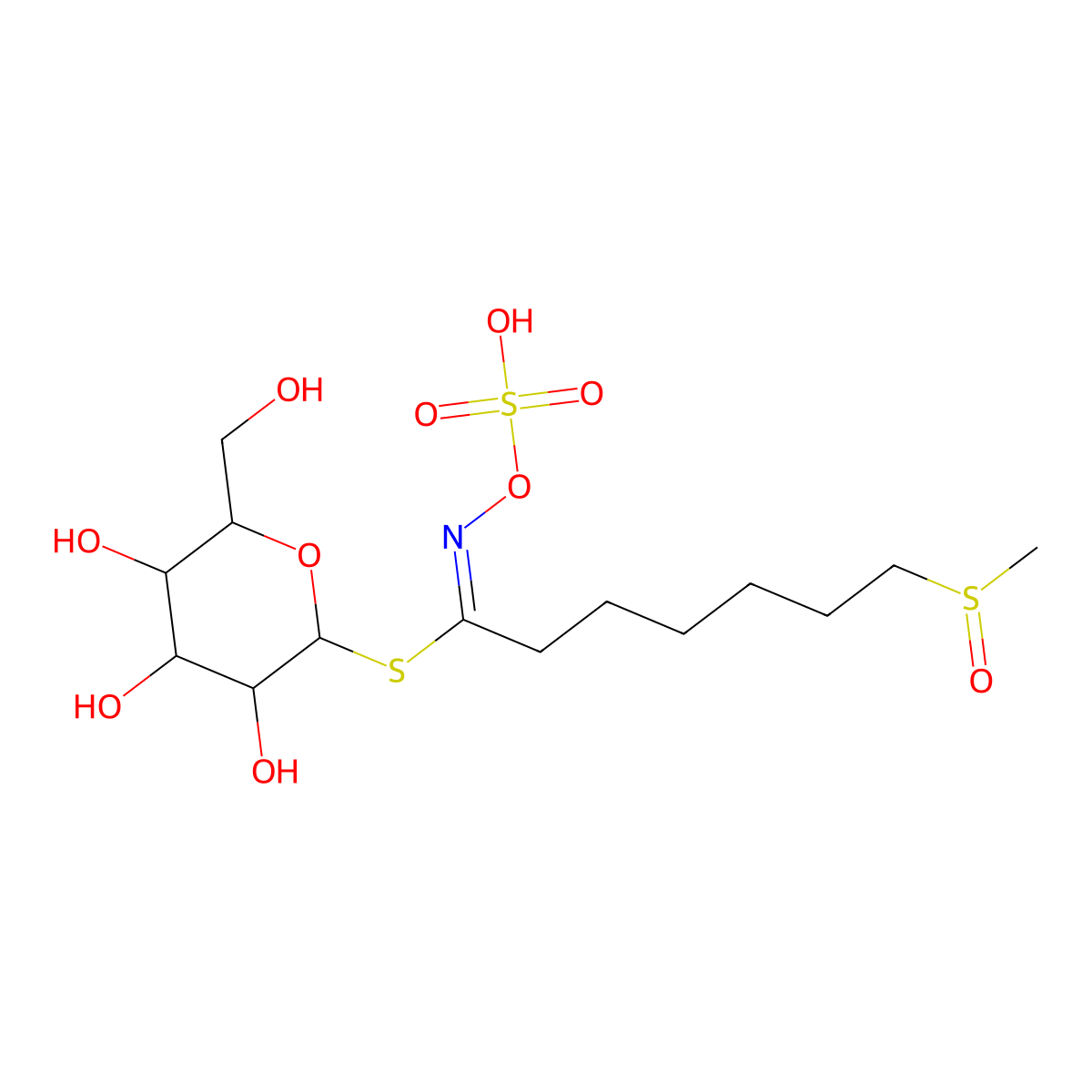 Glucohesperin molecular structure, CAS 33049-17-1