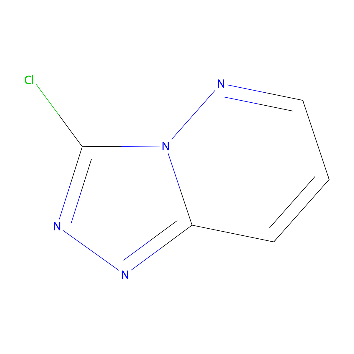 3-Chloro-[1,2,4]triazolo[4,3-b]pyridazine molecular structure, CAS 33050-36-1