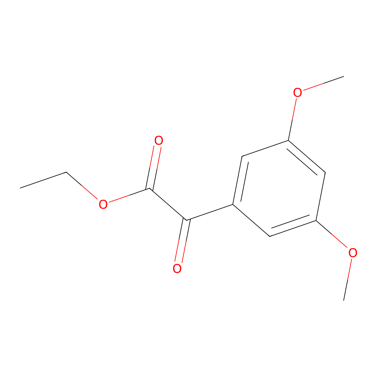 Ethyl (3,5-dimethoxyphenyl)(oxo)acetate molecular structure, CAS 330551-16-1