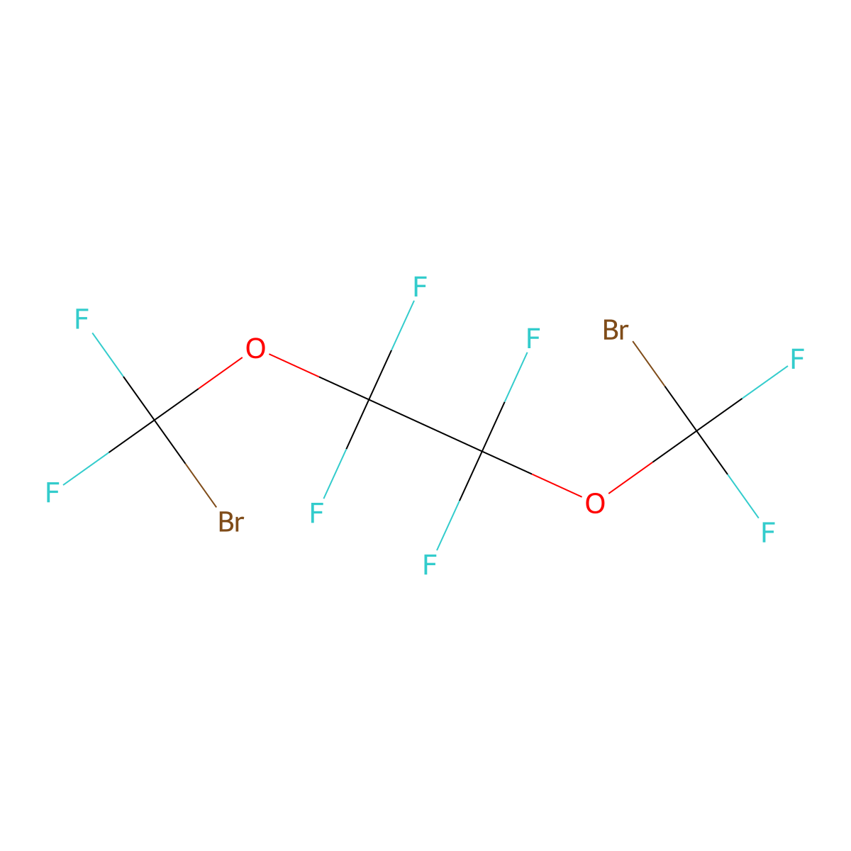 1,2-Bis[bromo(difluoro)methoxy]-1,1,2,2-tetrafluoroethane molecular structure, CAS 330562-48-6