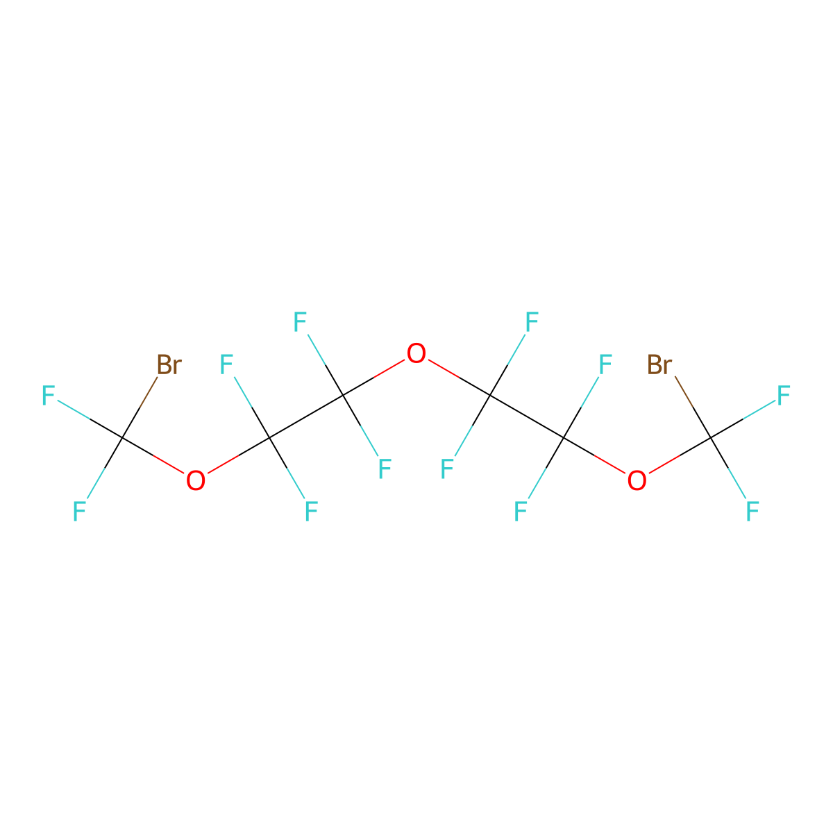 1,9-Dibromoperfluoro-2,5,8-trioxanonane molecular structure, CAS 330562-49-7