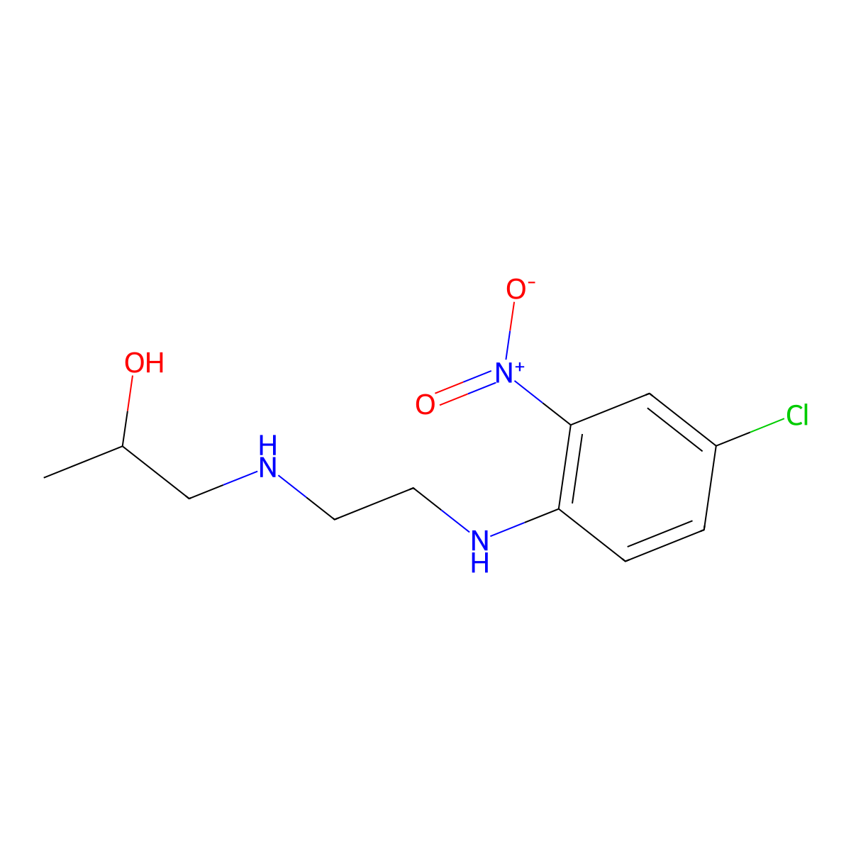 1-({2-[(4-Chloro-2-nitrophenyl)amino]ethyl}amino)propan-2-ol molecular structure, CAS 330634-22-5