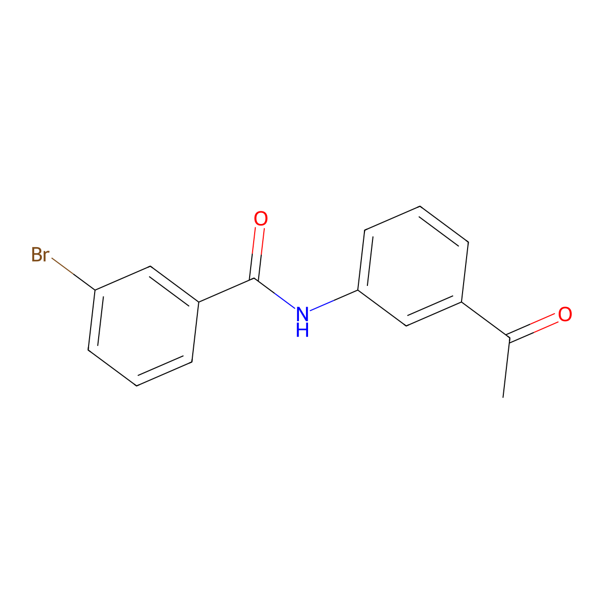 N-(3-acetylphenyl)-3-bromobenzamide molecular structure, CAS 330676-91-0