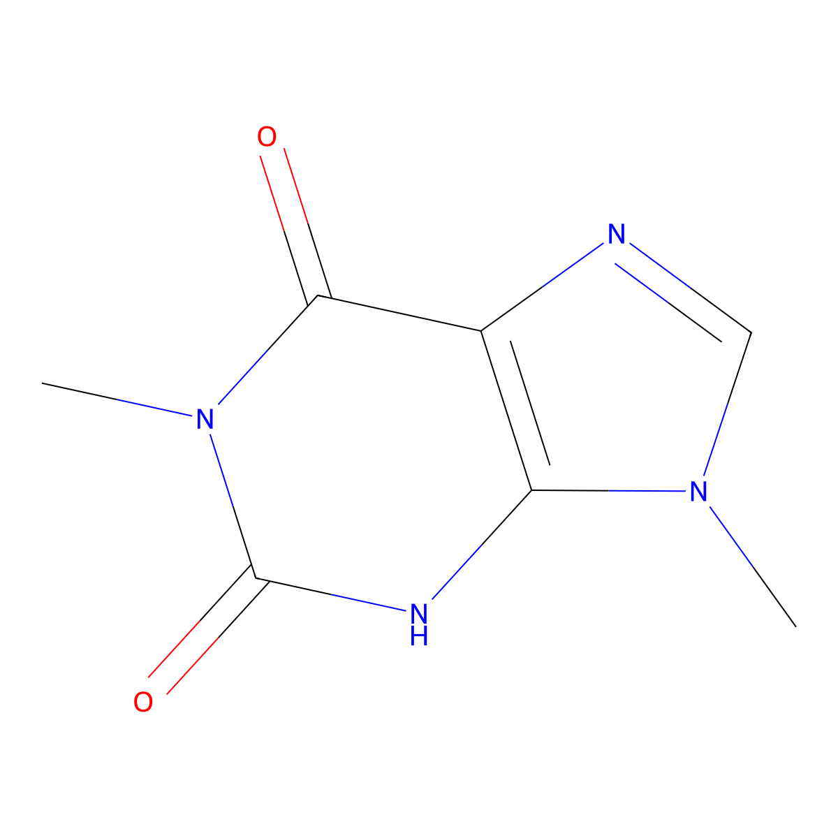 1,9-Dimethylxanthine molecular structure, CAS 33073-01-7