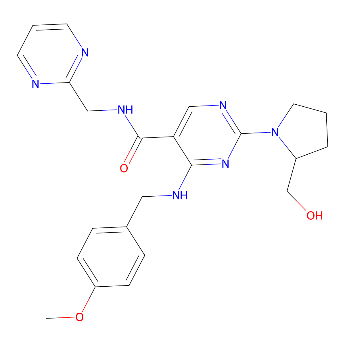 Avanafil impurity 28 molecular structure, CAS 330784-50-4