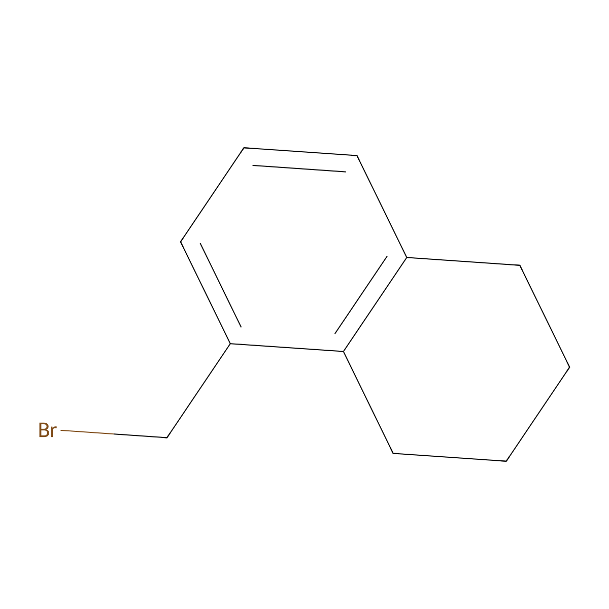 5-(Bromomethyl)-1,2,3,4-tetrahydronaphthalene molecular structure, CAS 33079-29-7