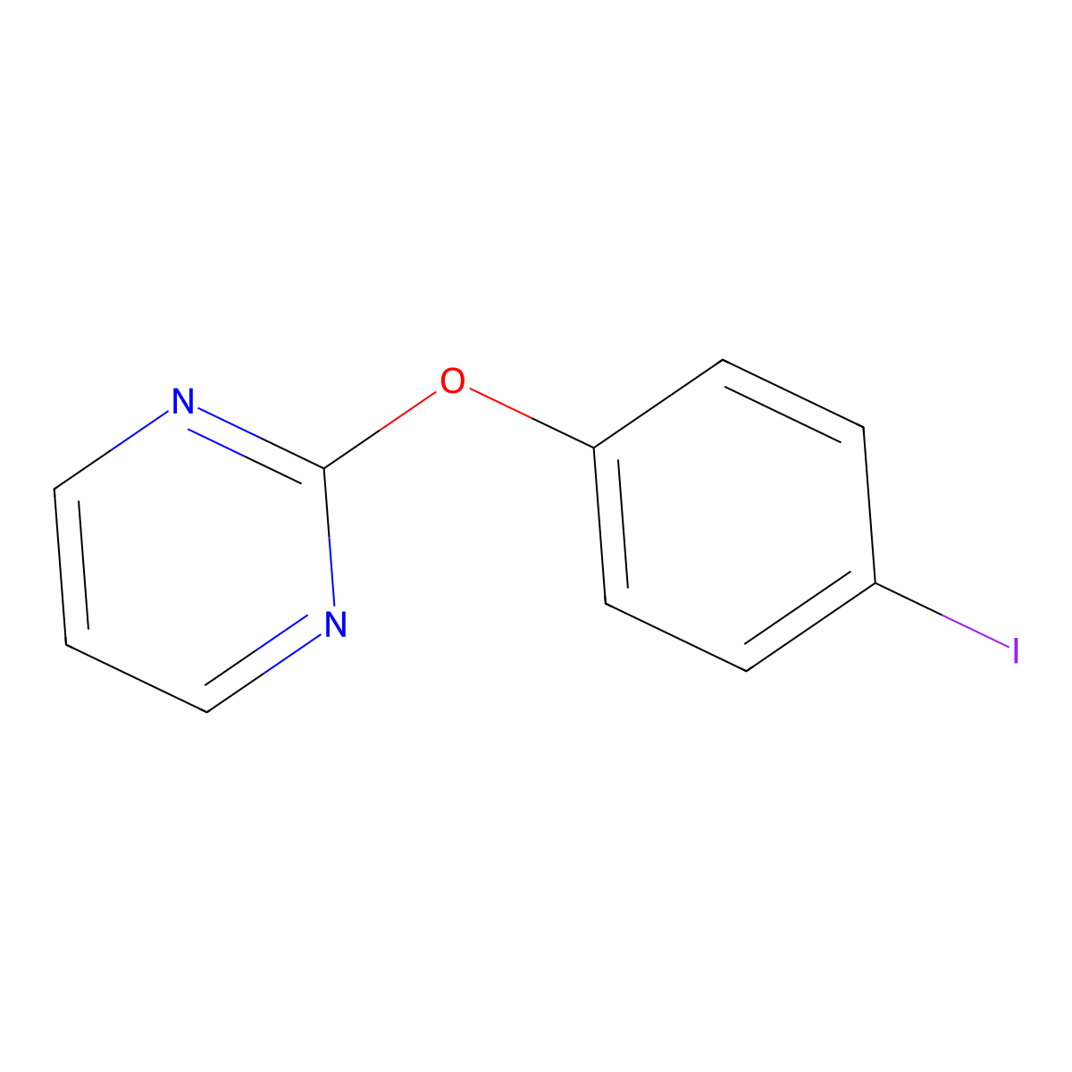 2-(4-Iodophenoxy)pyrimidine molecular structure, CAS 330792-86-4