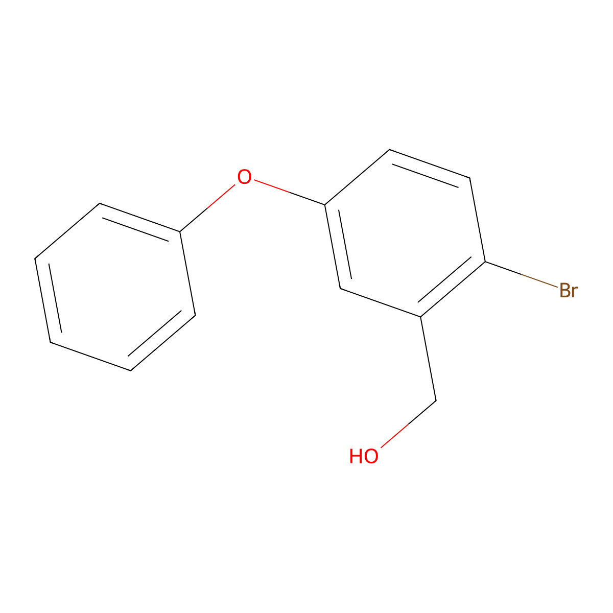 (2-Bromo-5-phenoxyphenyl)methanol molecular structure, CAS 330793-14-1
