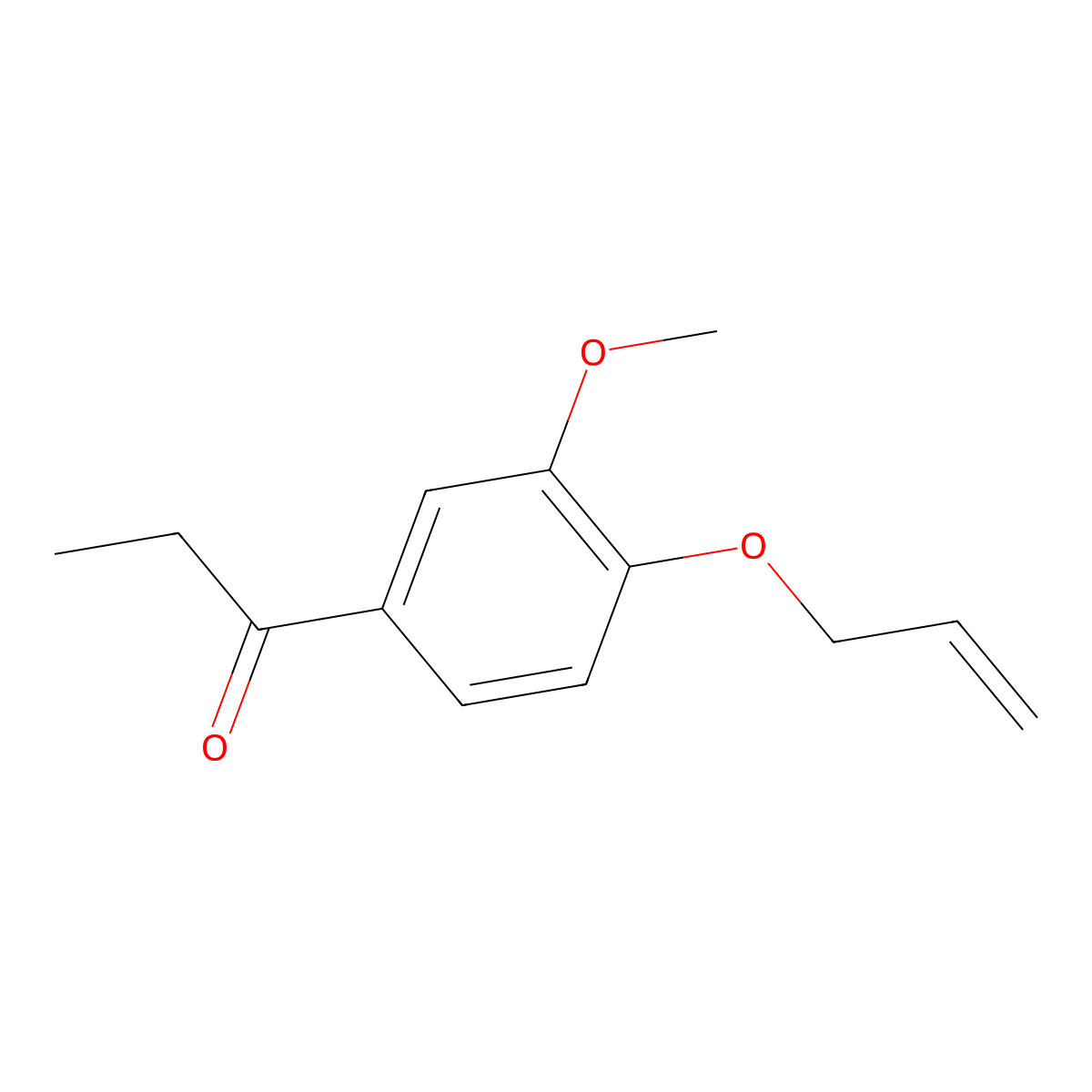 1-[3-Methoxy-4-(prop-2-en-1-yloxy)phenyl]propan-1-one molecular structure, CAS 330826-28-3