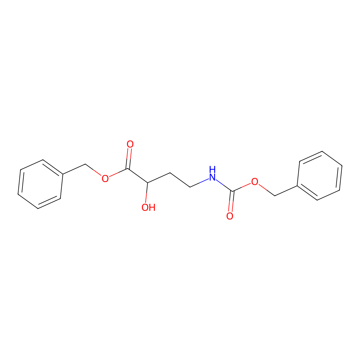 benzyl (2S)-4-{[(benzyloxy)carbonyl]amino}-2-hydroxybutanoate molecular structure, CAS 330934-33-3