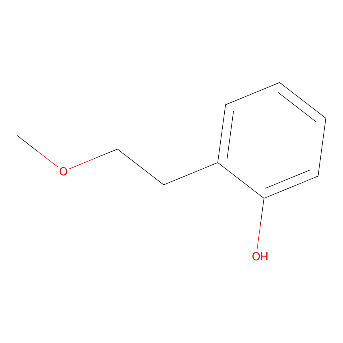2-(2-Methoxyethyl)phenol molecular structure, CAS 330976-39-1