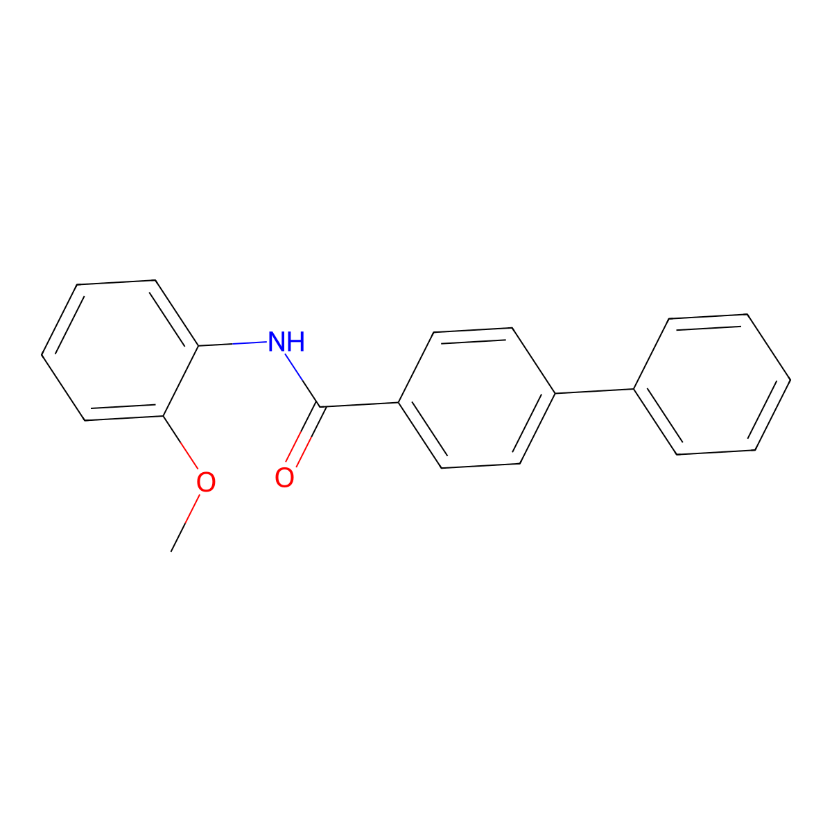 N-(2-Methoxyphenyl)[1,1'-biphenyl]-4-carboxamide molecular structure, CAS 330979-56-1