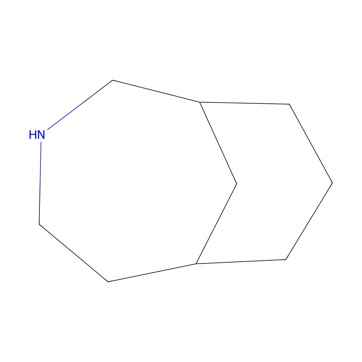 3-Azabicyclo[4.3.1]decane molecular structure, CAS 331-24-8