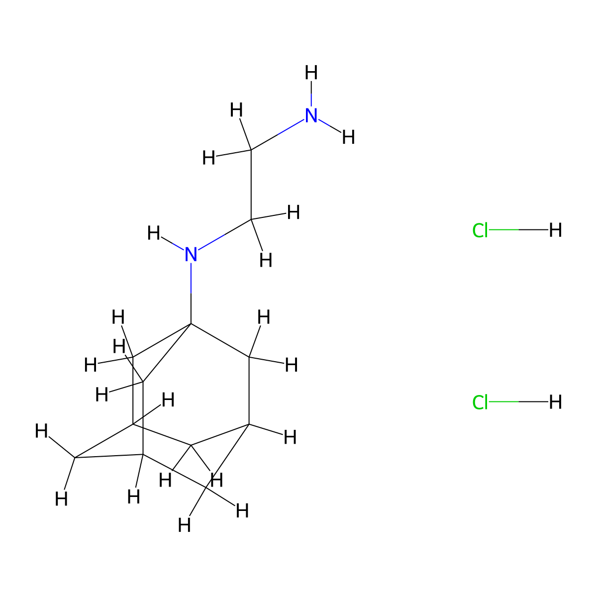 N1-(Adamantan-1-YL)ethane-1,2-diamine dihydrochloride molecular structure, CAS 33103-67-2