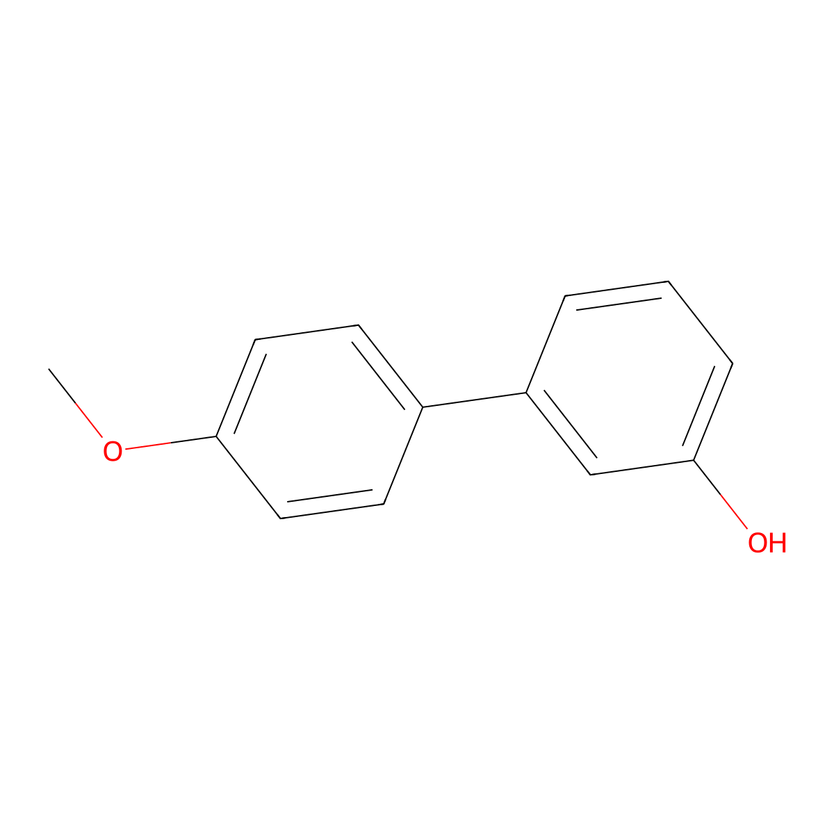 3-(4-Methoxyphenyl)phenol molecular structure, CAS 33104-27-7