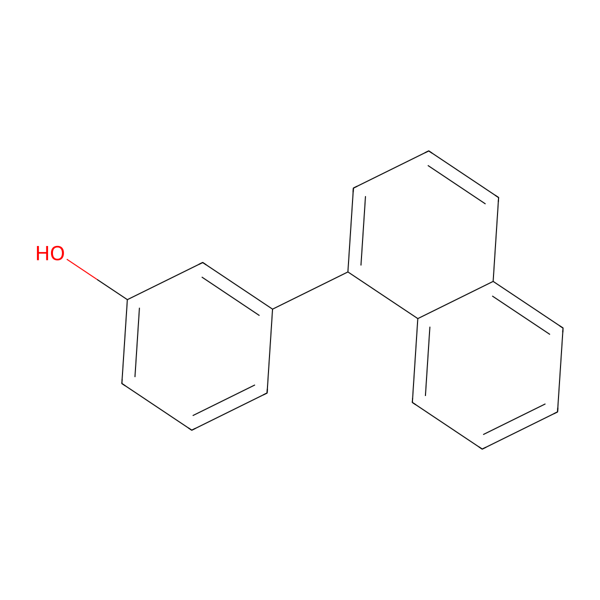 3-(Naphthalen-1-yl)phenol molecular structure, CAS 33104-28-8