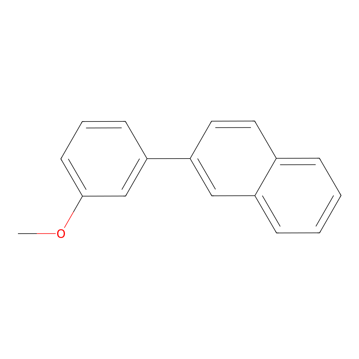 2-(3-Methoxyphenyl)naphthalene molecular structure, CAS 33104-31-3