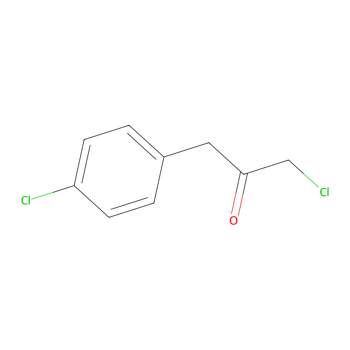 1-Chloro-3-(4-chlorophenyl)propan-2-one molecular structure, CAS 33107-83-4