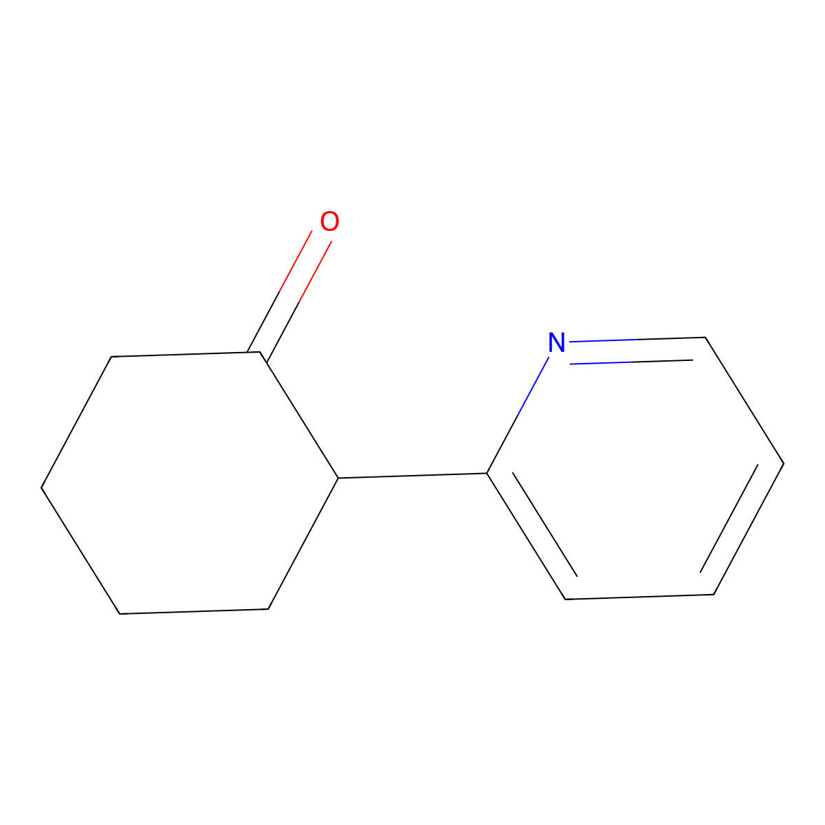2-(2-Pyridinyl)Cyclohexanone molecular structure, CAS 3311-57-7