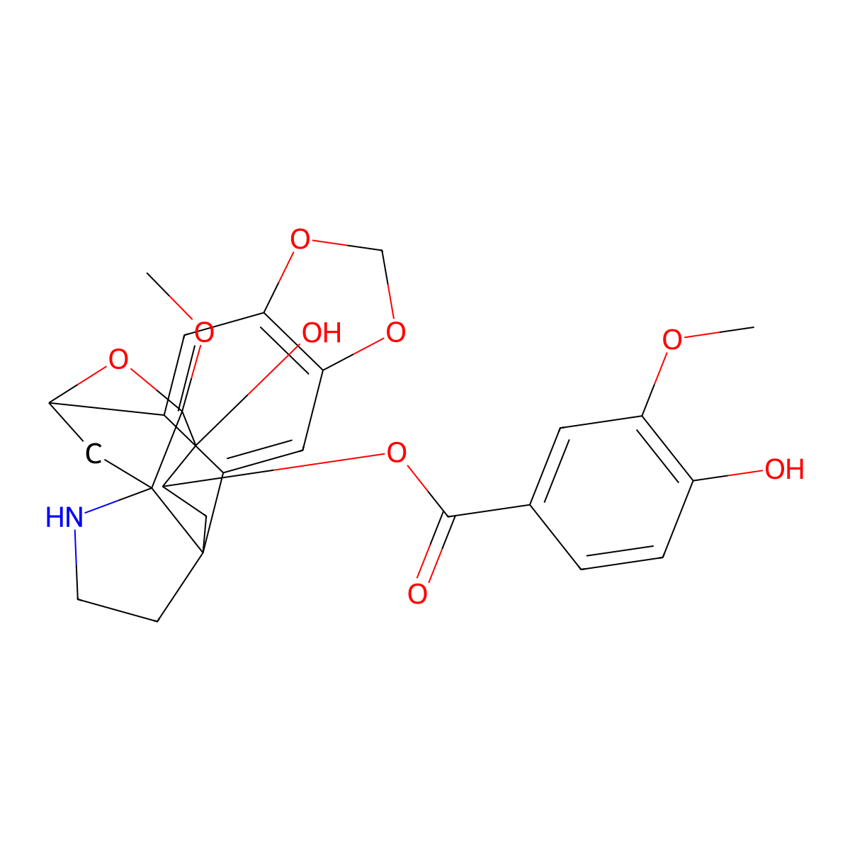 Stephavanine molecular structure, CAS 33116-33-5