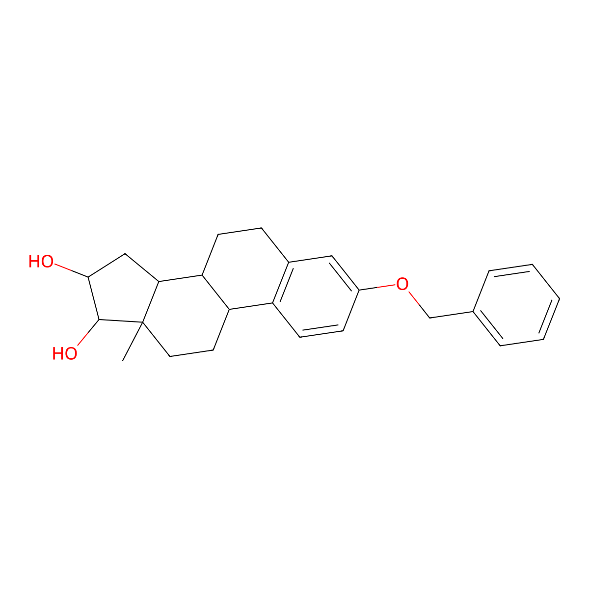 3-O-Benzyl 16-Epiestriol molecular structure, CAS 33116-58-4