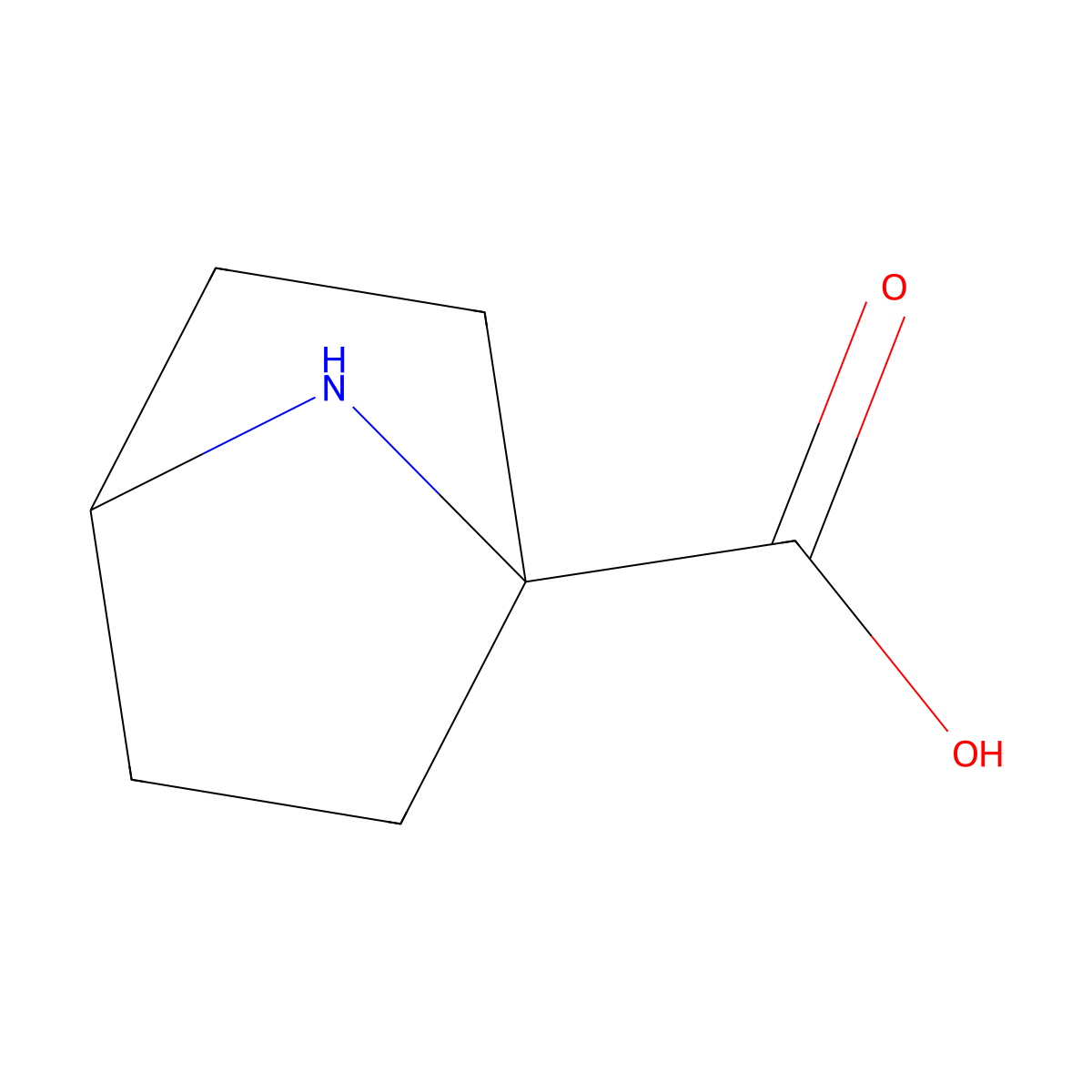 7-azabicyclo[2.2.1]heptane-1-carboxylic Acid molecular structure, CAS 331258-38-9