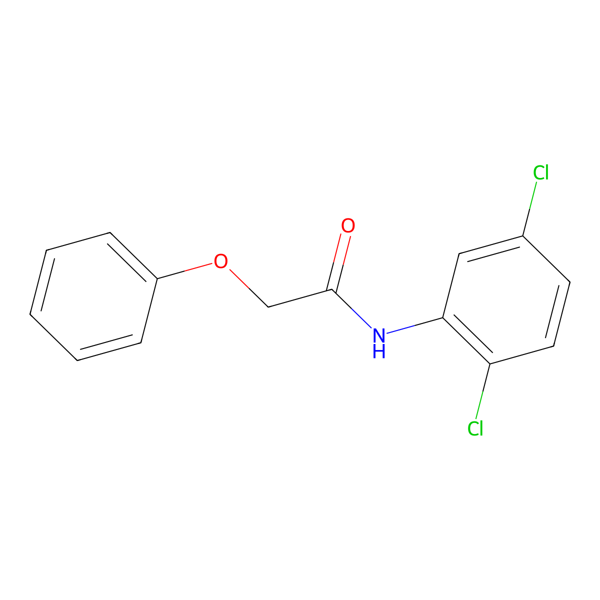 N-(2,5-dichlorophenyl)-2-phenoxyacetamide molecular structure, CAS 331270-65-6