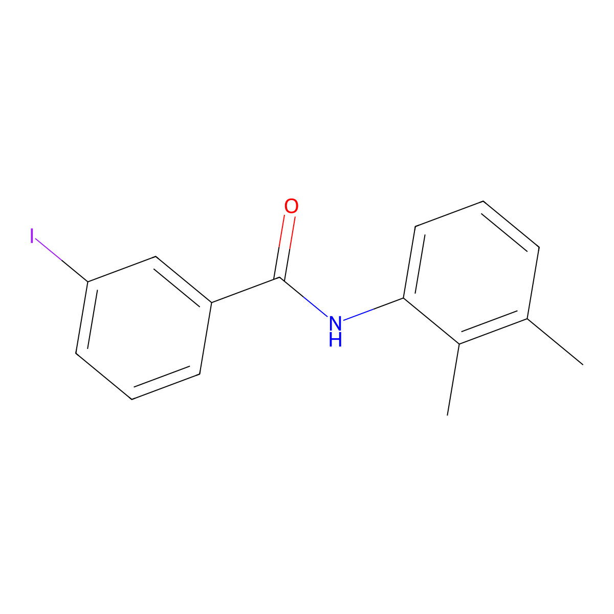 N-(2,3-Dimethylphenyl)-3-iodobenzamide molecular structure, CAS 331270-87-2