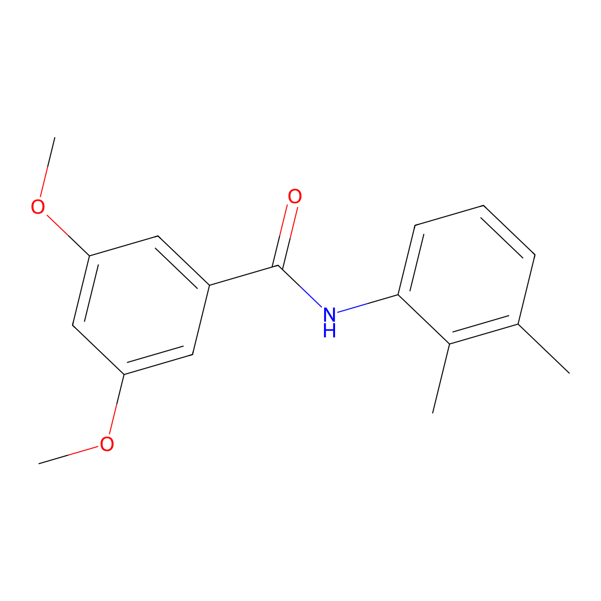 N-(2,3-dimethylphenyl)-3,5-dimethoxybenzamide molecular structure, CAS 331270-91-8
