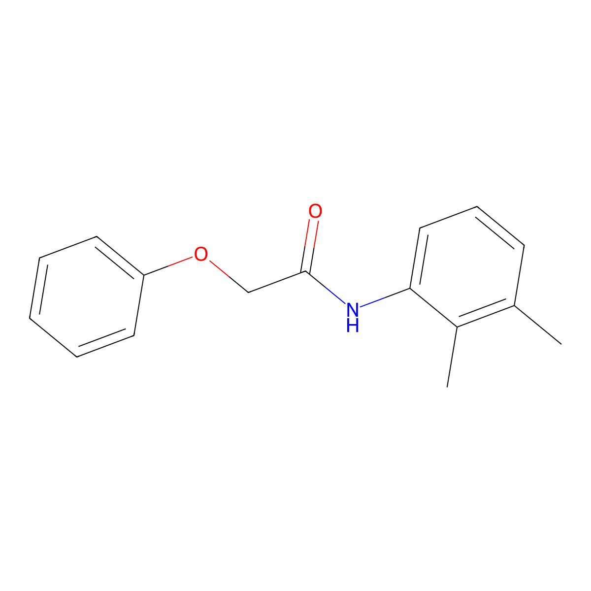 N-(2,3-dimethylphenyl)-2-phenoxyacetamide molecular structure, CAS 331270-96-3
