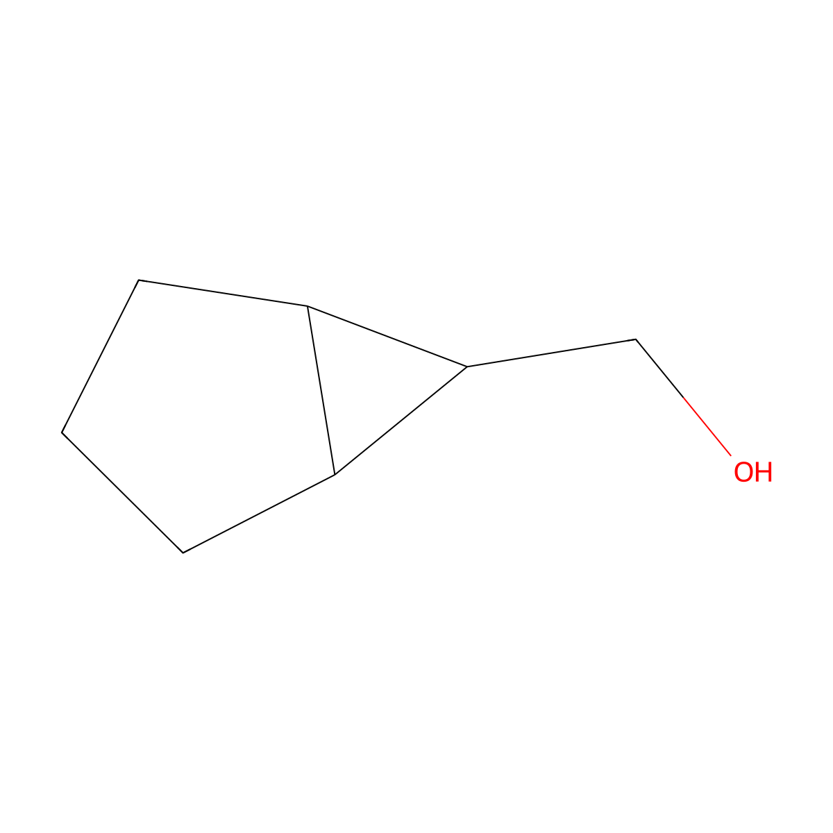 Bicyclo(3.1.0)hexane-6-methanol molecular structure, CAS 3313-85-7