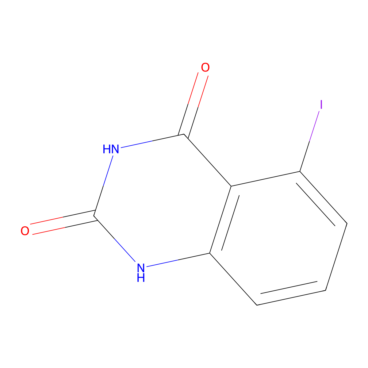 5-Iodoquinazoline-2,4(1H,3H)-dione molecular structure, CAS 33140-34-0