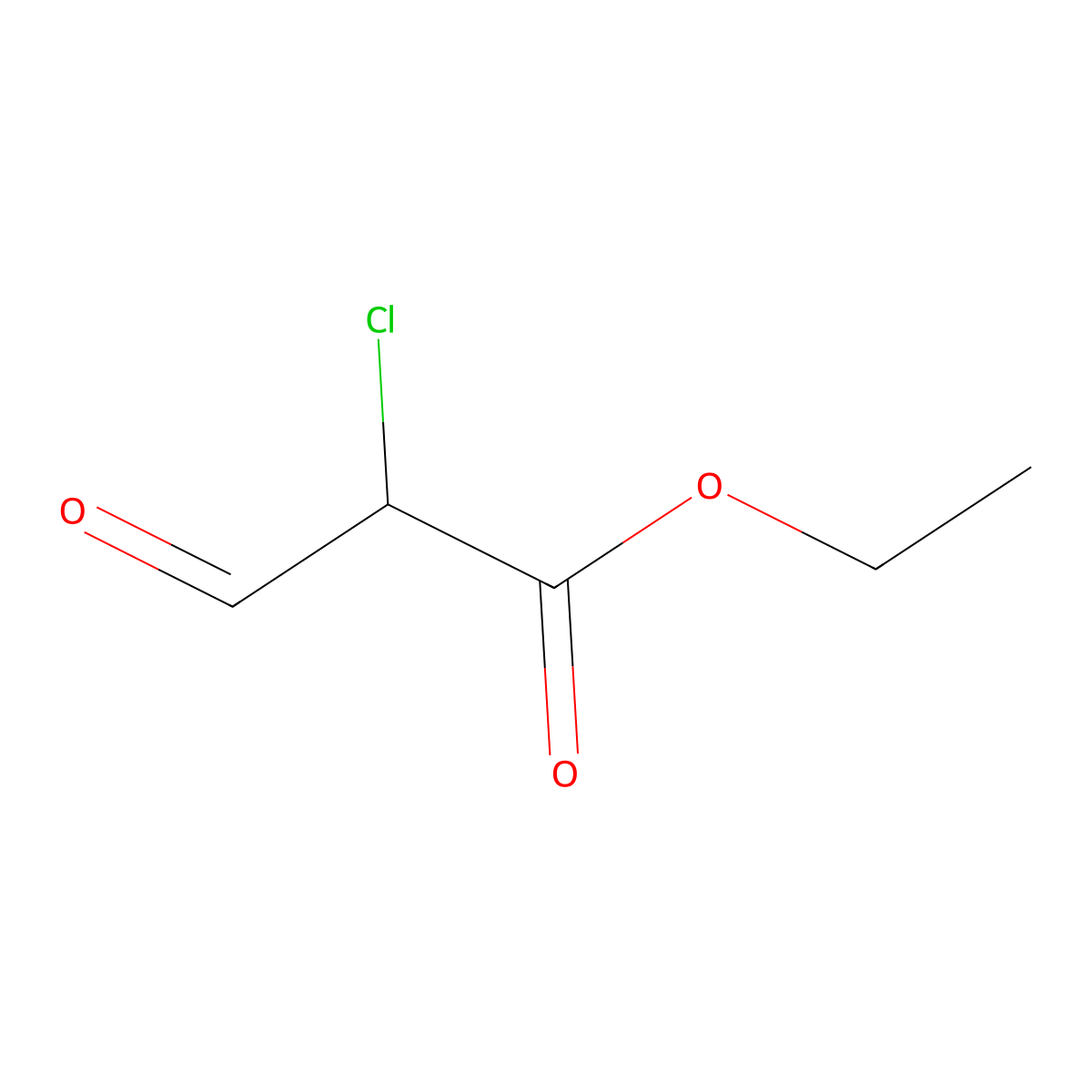 Ethyl (chloroformyl)acetate molecular structure, CAS 33142-21-1