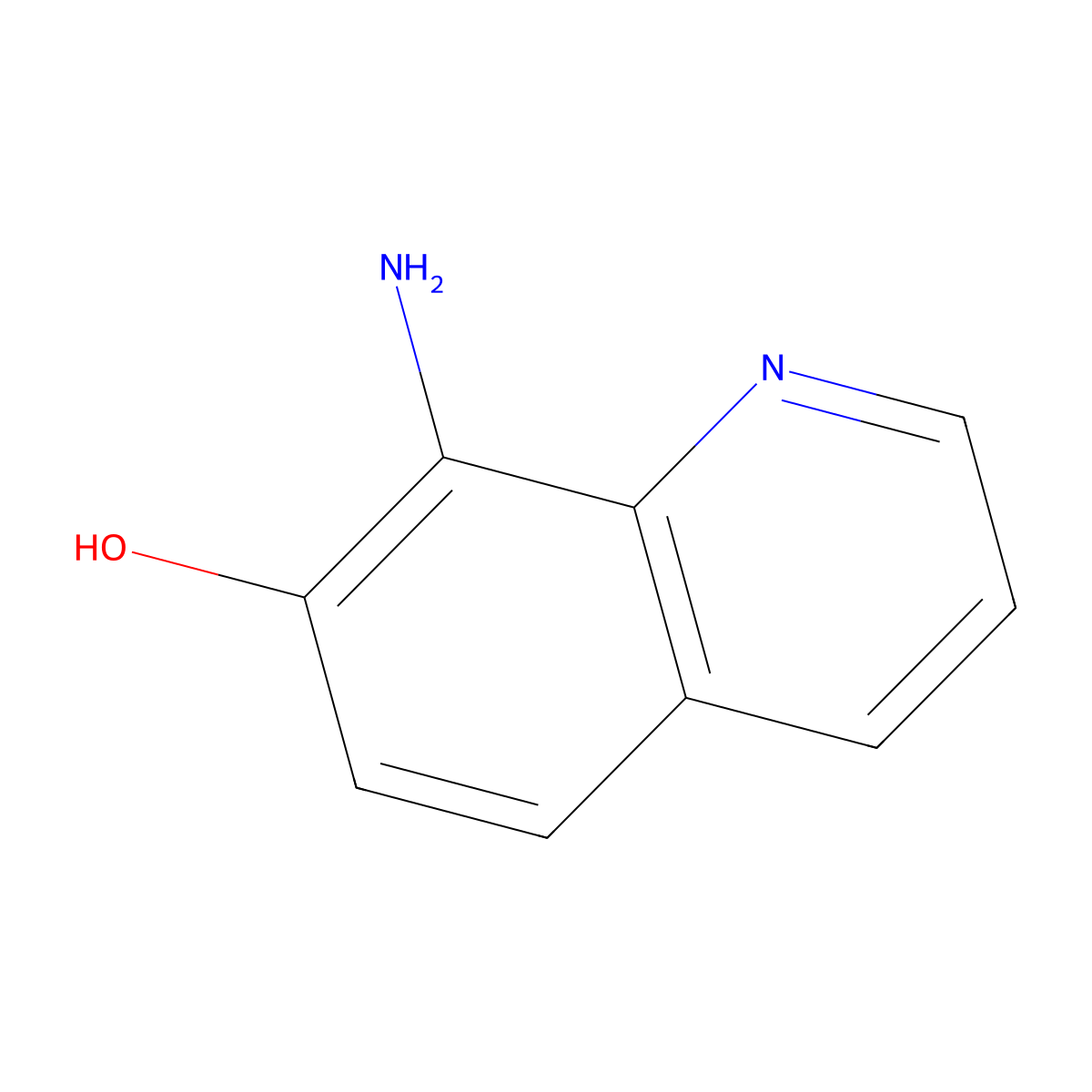 8-Aminoquinolin-7-ol molecular structure, CAS 331442-95-6