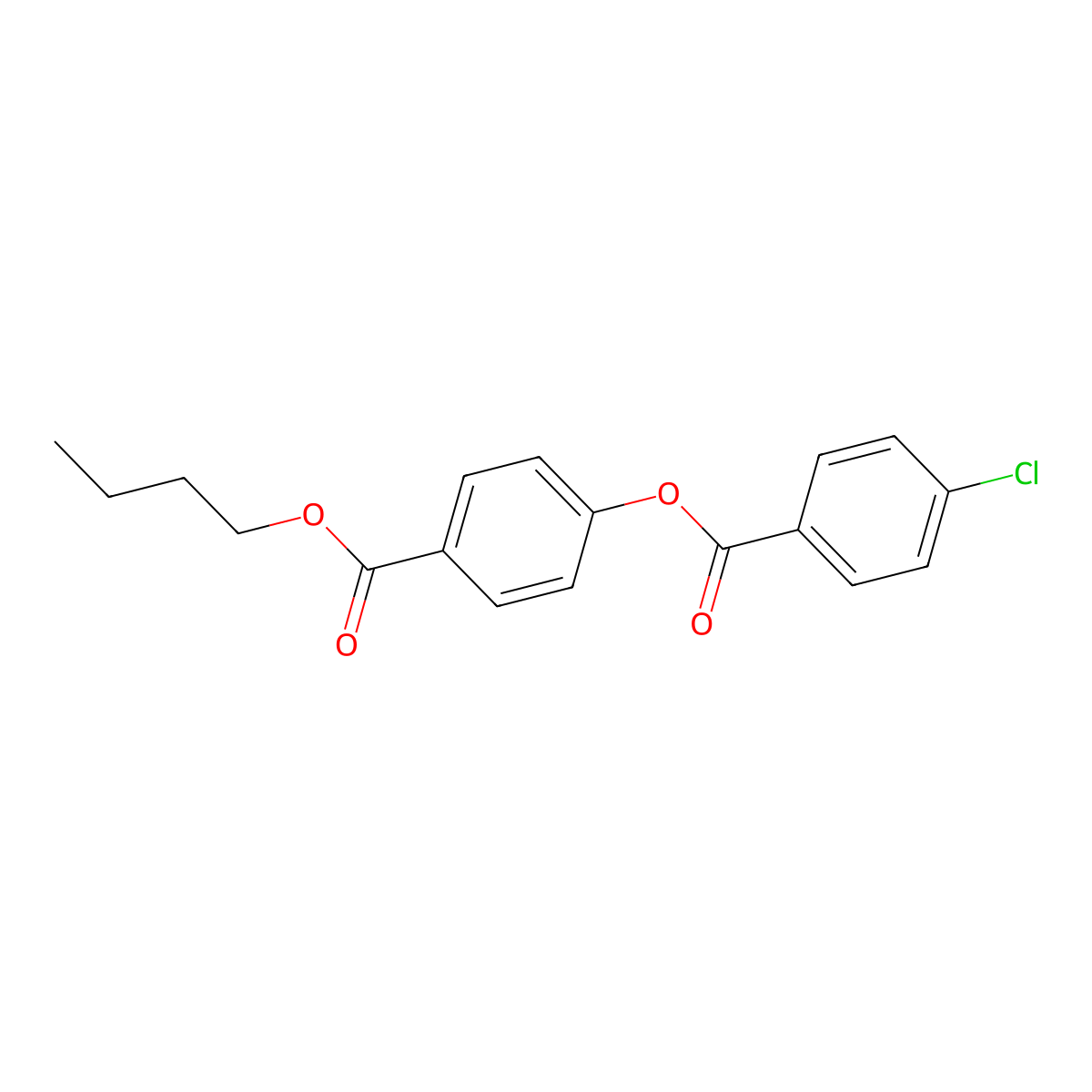 4-(Butoxycarbonyl)phenyl 4-chlorobenzoate molecular structure, CAS 331462-13-6