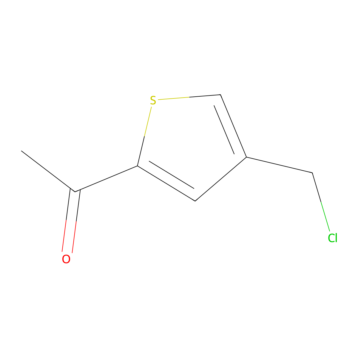 1-[4-(Chloromethyl)-2-Thienyl]Ethanone molecular structure, CAS 33148-79-7