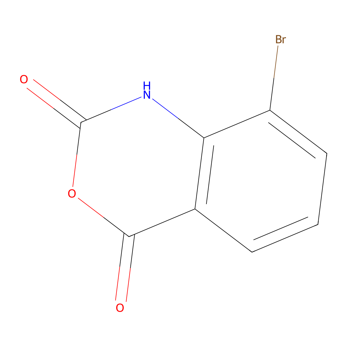 3-Bromoisatoic anhydride molecular structure, CAS 331646-98-1
