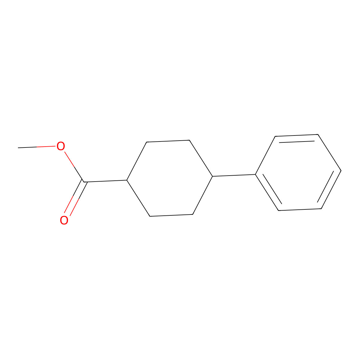 Methyl 4-phenylcyclohexane-1-carboxylate molecular structure, CAS 331671-53-5
