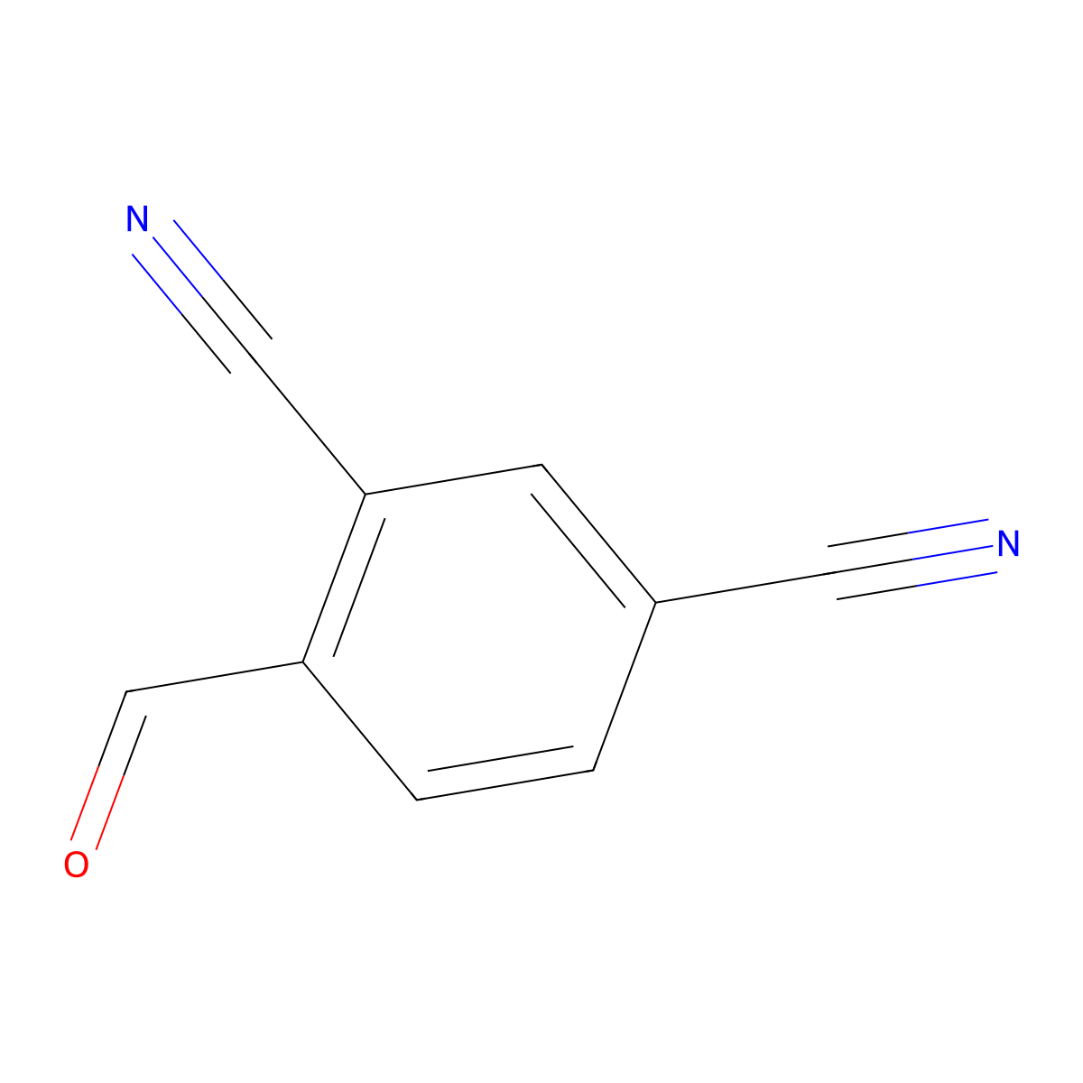 4-Formylisophthalonitrile molecular structure, CAS 331714-59-1