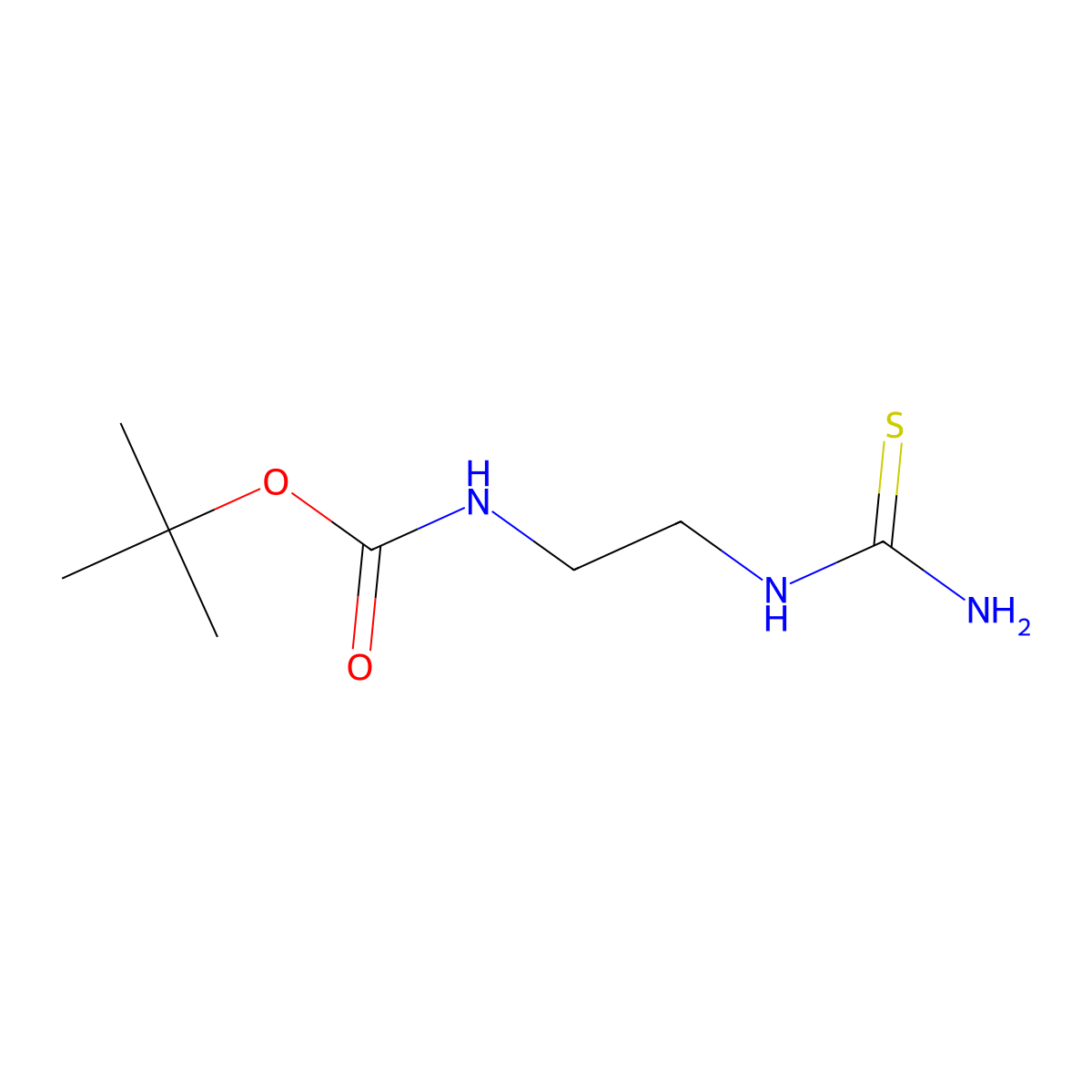 Carbamic acid, [2-[(aminothioxomethyl)amino]ethyl]-, 1,1-dimethylethyl ester molecular structure, CAS 331779-96-5