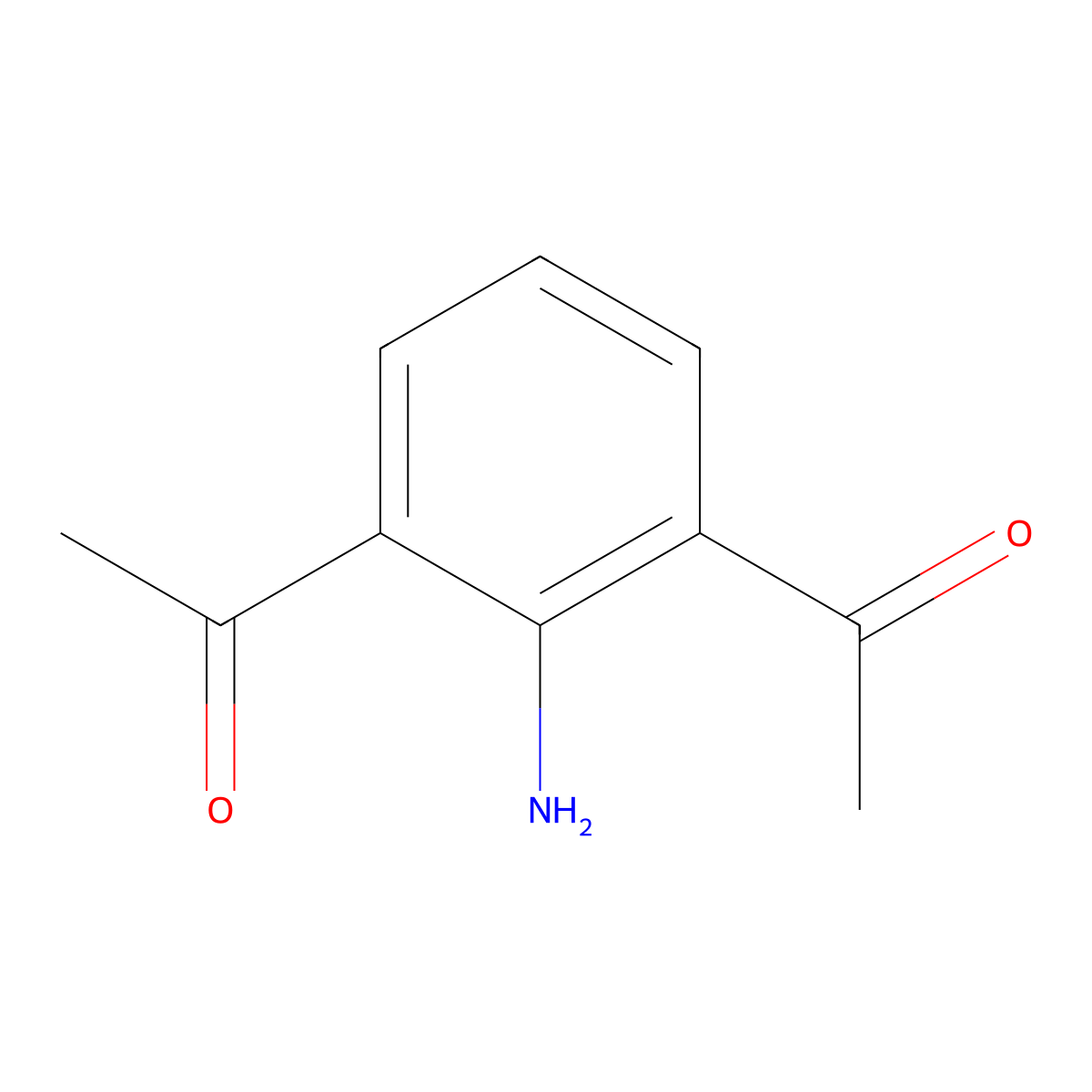 2,6-Diacetylaniline molecular structure, CAS 33178-30-2