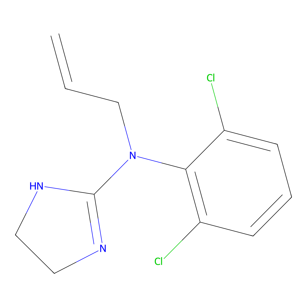 Alinidine molecular structure, CAS 33178-86-8