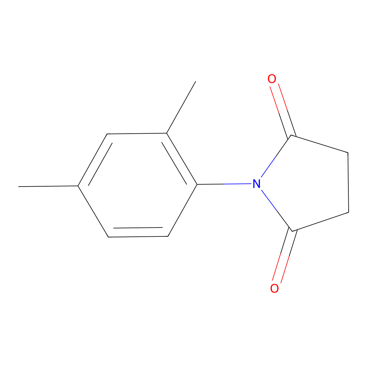 1-(2,4-Dimethylphenyl)pyrrolidine-2,5-dione molecular structure, CAS 331830-63-8